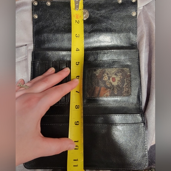 Decorative Metal Trifold Wallet and Credit Card Wallet - Picture 9 of 16